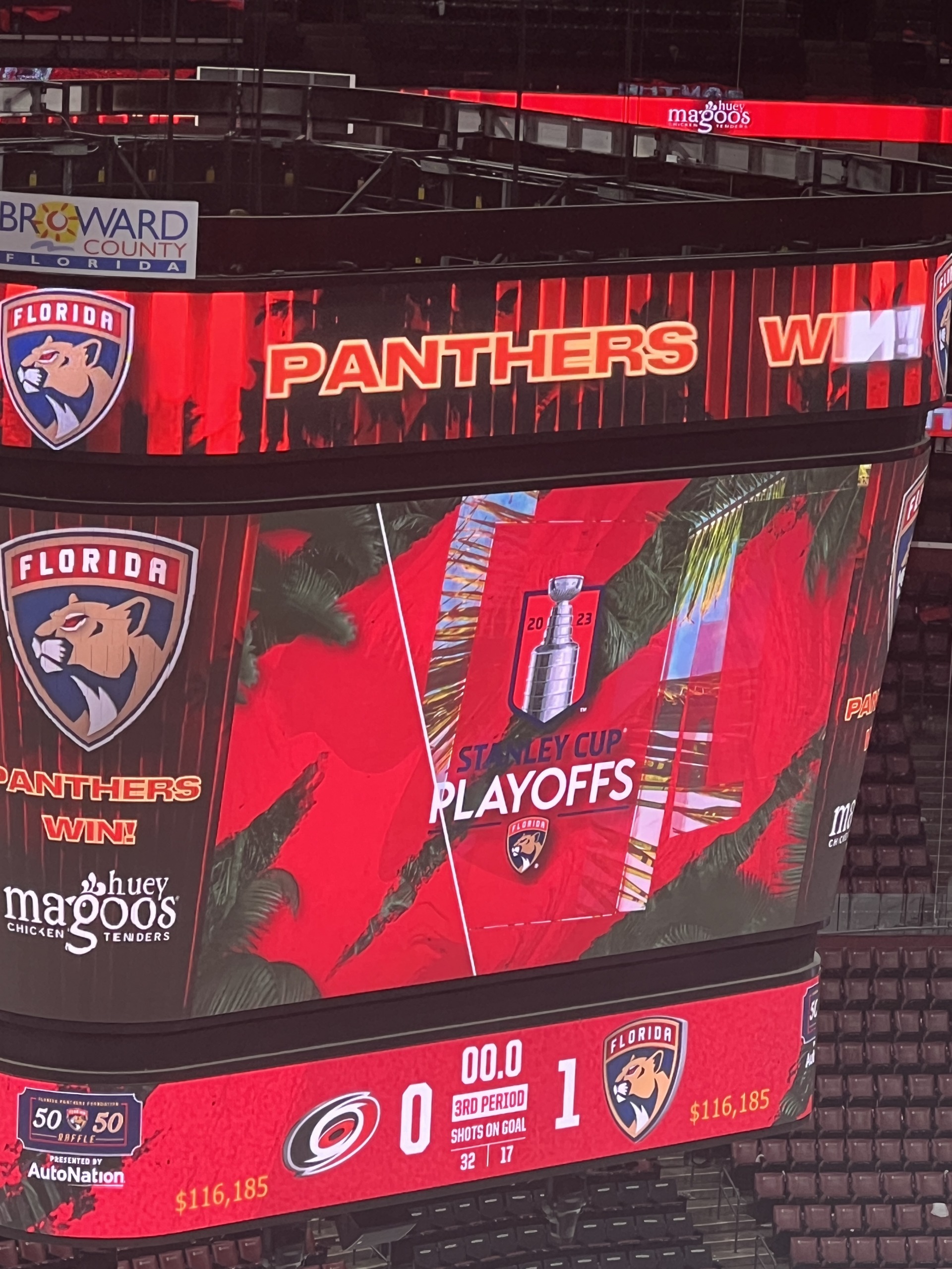 Bobrovsky gets shutout, Panthers top Hurricanes for 3-0 lead in East final