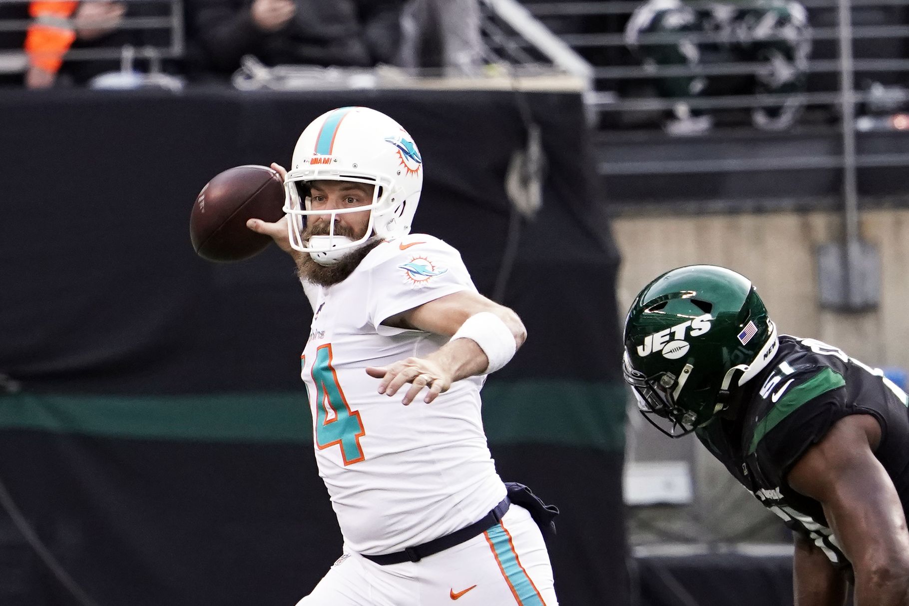 Ryan Fitzpatrick on Dolphins Possibly Being a Playoff Team I Think We're  On the Right Path 