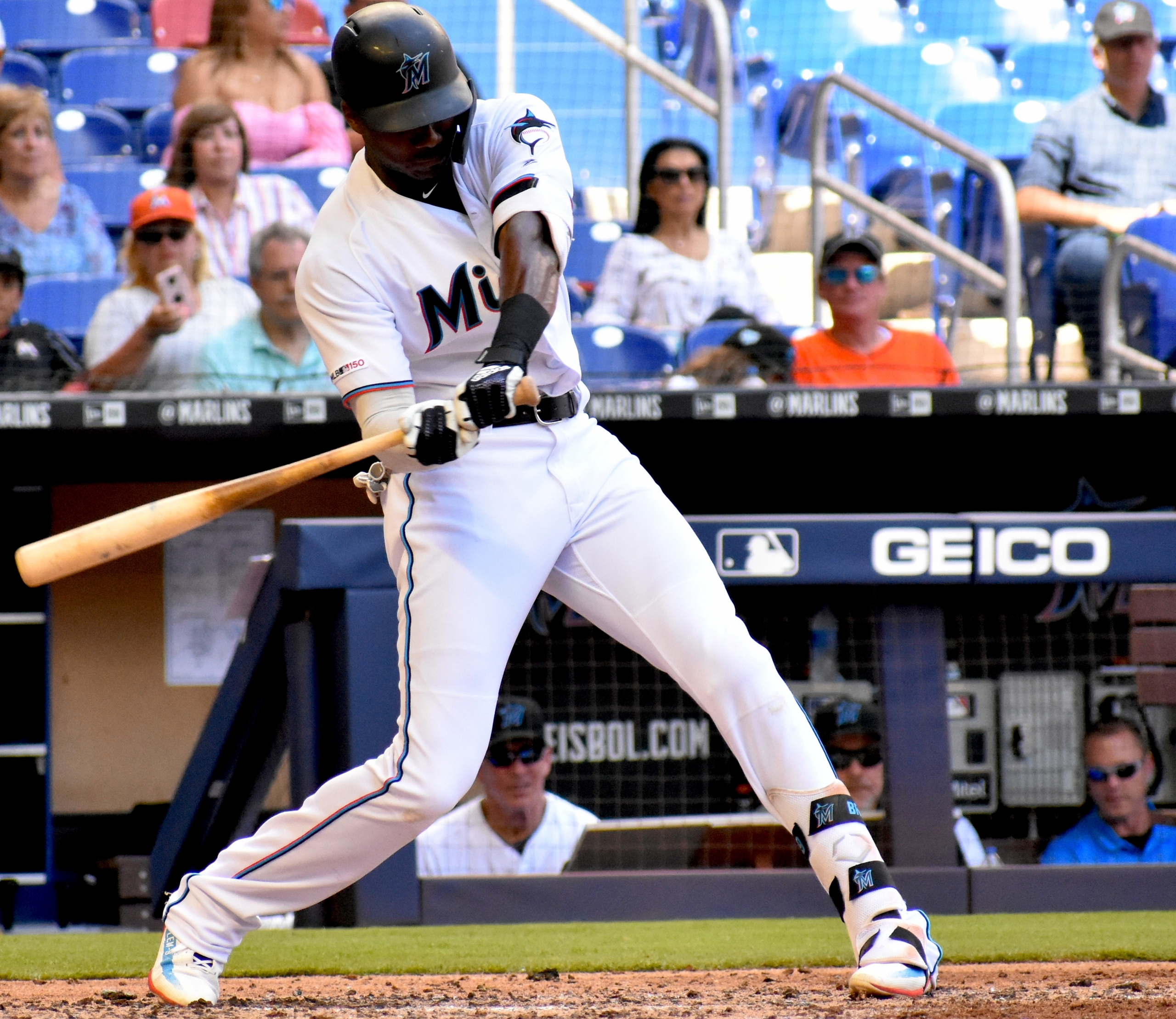 Marlins' Lewis Brinson is not a 1-pitch pony anymore - Fish Stripes