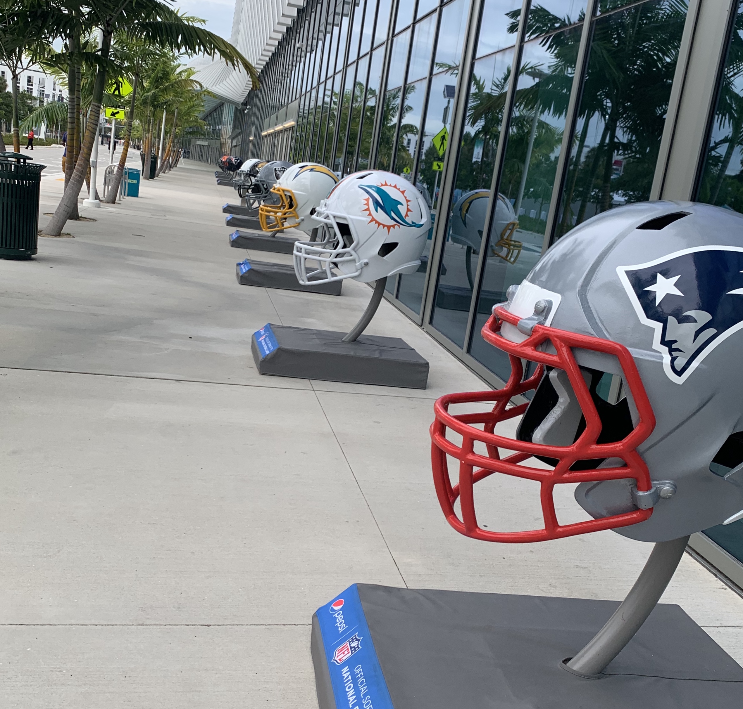 pepsi nfl helmets