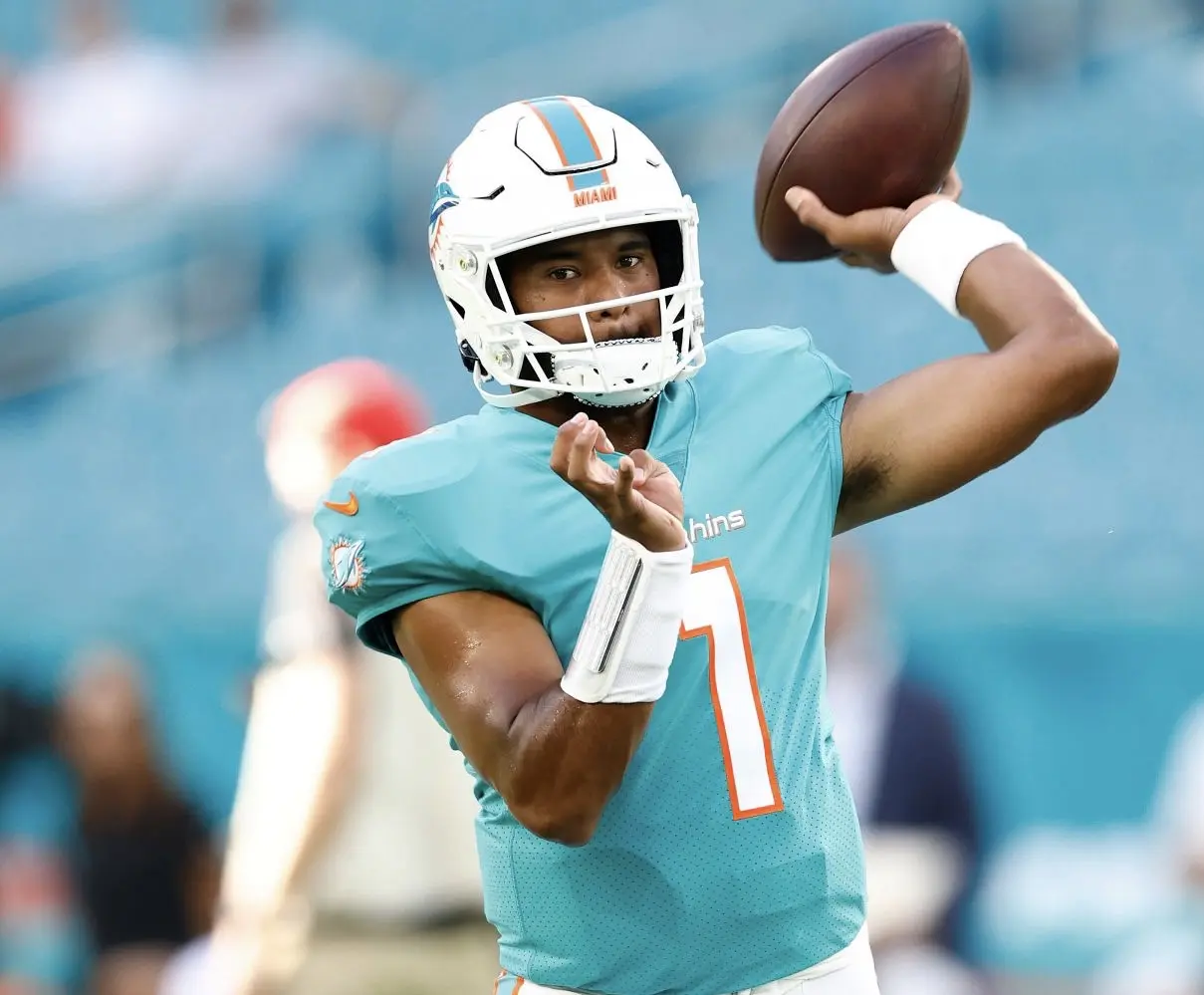 Tua Tagovailoa not among Miami Dolphins' five captains