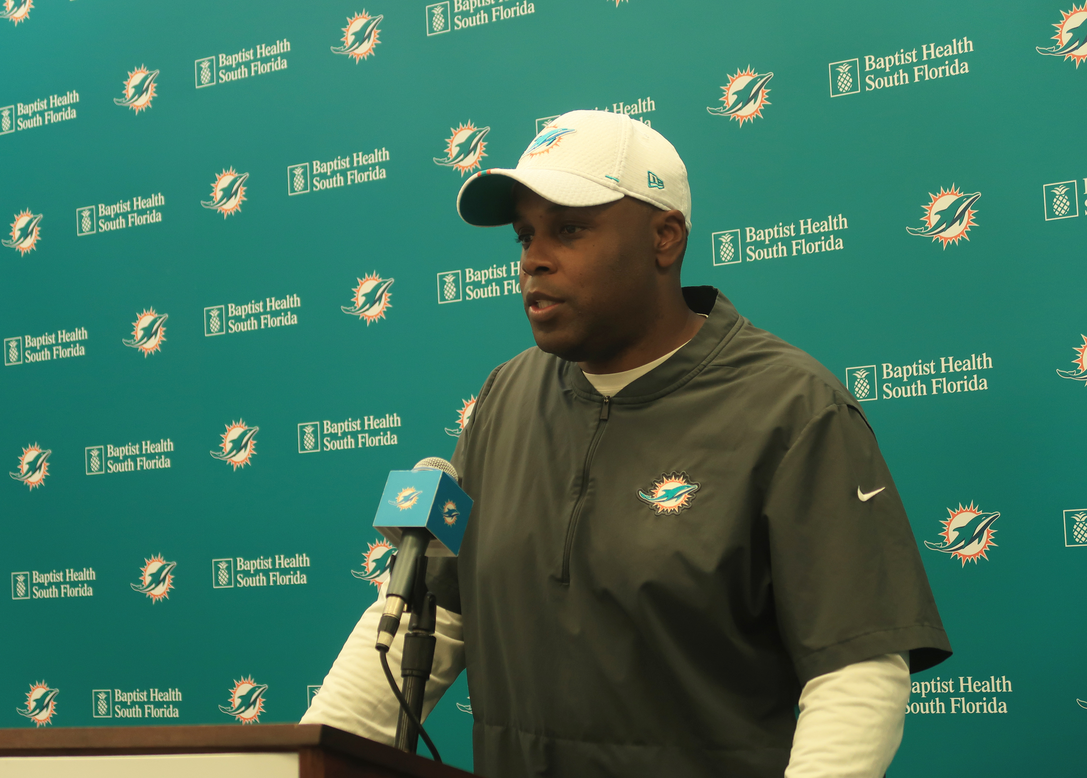 Dolphins GM Chris Grier on Jonathan Taylor trade talks