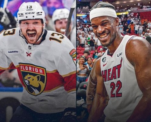 Matthew Tkachuk and Jimmy Butler led the Panthers and Heat to the finals.