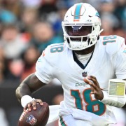 Backup quarterback Tyler Huntley led the Dolphins to a win needed to keep their playoff hopes alive.