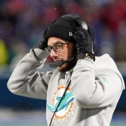 Dolphins coach Mike McDaniel is 1-15 in the past 16 games against teams with winning records.