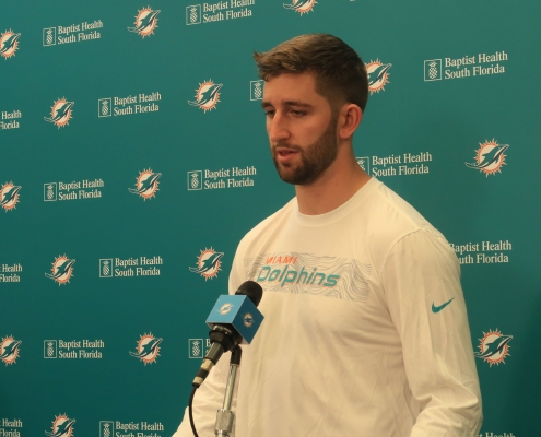 Josh Rosen acknowledges he has a lot to prove as he joins the Miami Dolphins. (Craig Davis photo)